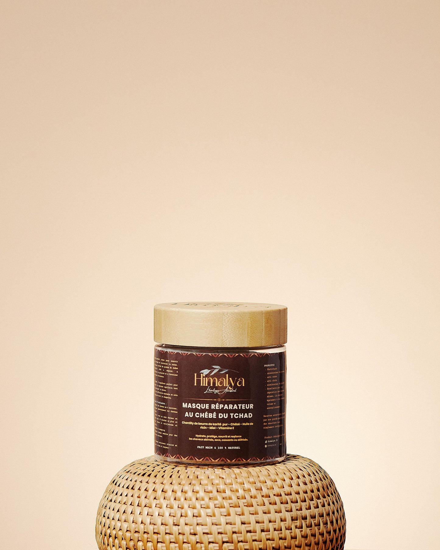 Repairing mask with Chébé from Chad