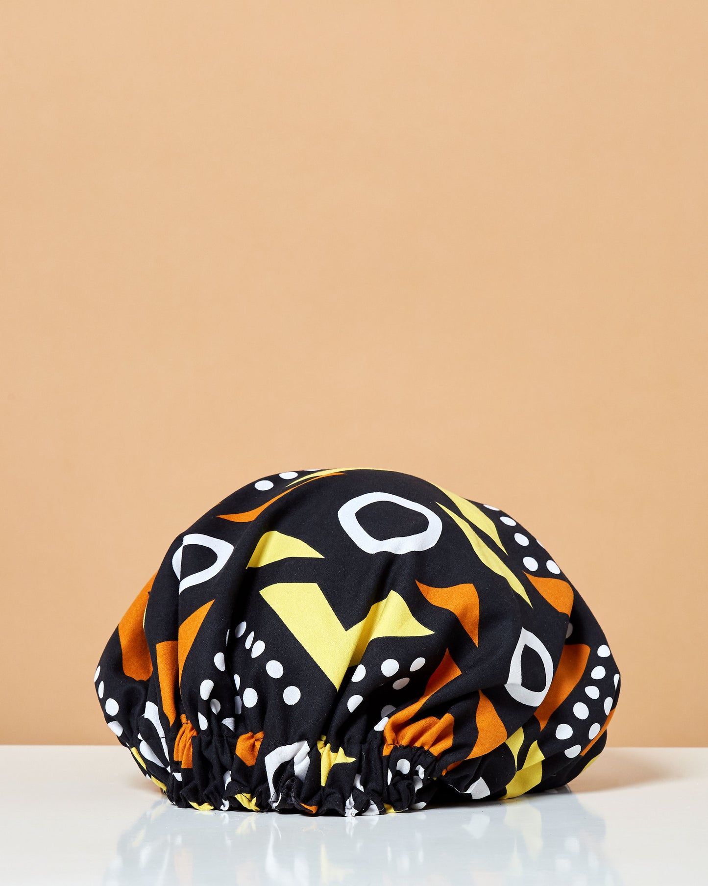 Bonnet satiné  "Minuit à Bamako" Collection Nuits d'Afrique